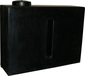 Ecosure 280 Ltr Water Tank Up Right Black