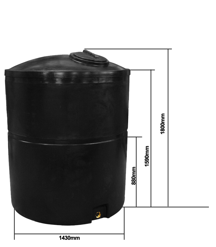 Tangki Air Ecosure 2500 Liter | AirTangki Air Ecosure 2500 Liter | Air  