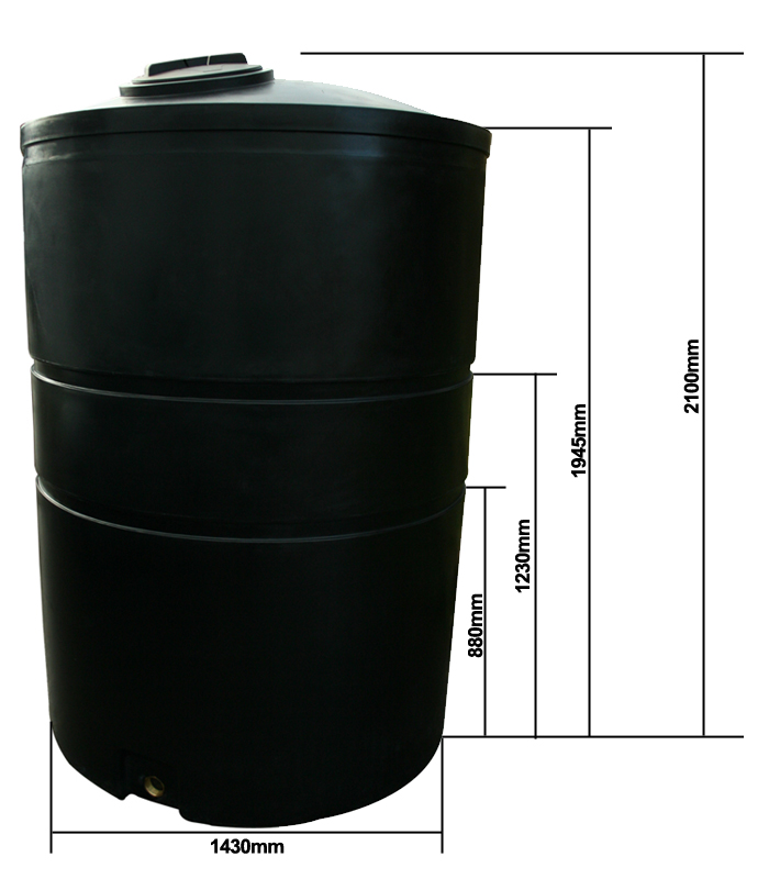 Dipòsit d'aigua de 3000 litres | Emmagatzematge d'aiguaDipòsit d'aigua de 3000 litres | Emmagatzematge d'aigua  